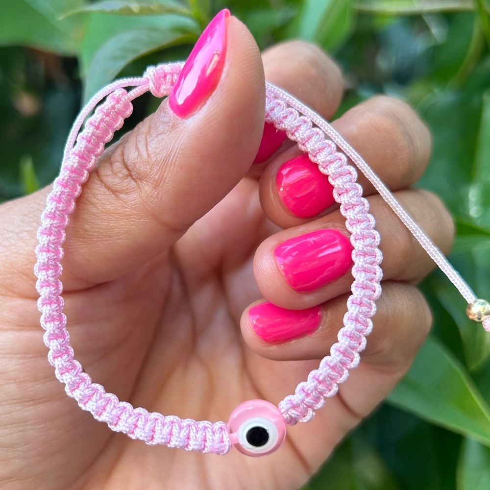 Pink 🎀 Evil Eye Bracelet